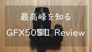 【作例あり】FUJIFILM GFX50SⅡを実際に使ってみたレビューと所感
